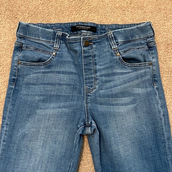 Liverpool The Ankle Skinny Mid Rise Pull On Jeans - Picture 2 of 9